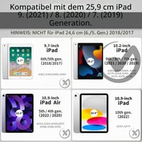 Husă EasyAcc pentru iPad generația 9/8/7, model de 10,2 inchi 2021/2020/2019 - Husă de protecție pentru iPad 10.2 2