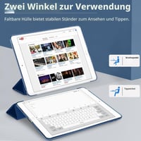 Husă EasyAcc pentru iPad generația 9/8/7, model de 10,2 inchi 2021/2020/2019 - Husă de protecție pentru iPad 10.2 5