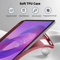 EasyAcc Lenovo IdeaTab 11" (2025) tablet tok tolltartóval, állvánnyal - burgundi 5