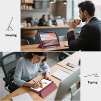 EasyAcc Lenovo IdeaTab 11" (2025) tablet tok tolltartóval, állvánnyal - burgundi 3