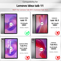 EasyAcc Lenovo IdeaTab 11" (2025) tablet tok tolltartóval, állvánnyal - burgundi 2