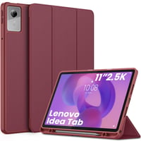 EasyAcc Lenovo IdeaTab 11" (2025) tablet tok tolltartóval, állvánnyal - burgundi 1
