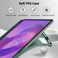 EasyAcc Lenovo IdeaTab 11" (2025) TB-336ZU/FU tablet tok tolltartóval - éjzöld 6