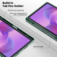 EasyAcc Lenovo IdeaTab 11" (2025) TB-336ZU/FU tablet tok tolltartóval - éjzöld 4