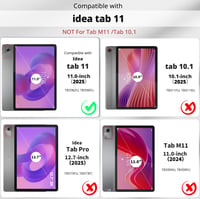 EasyAcc Lenovo IdeaTab 11" (2025) TB-336ZU/FU tablet tok tolltartóval - éjzöld 2