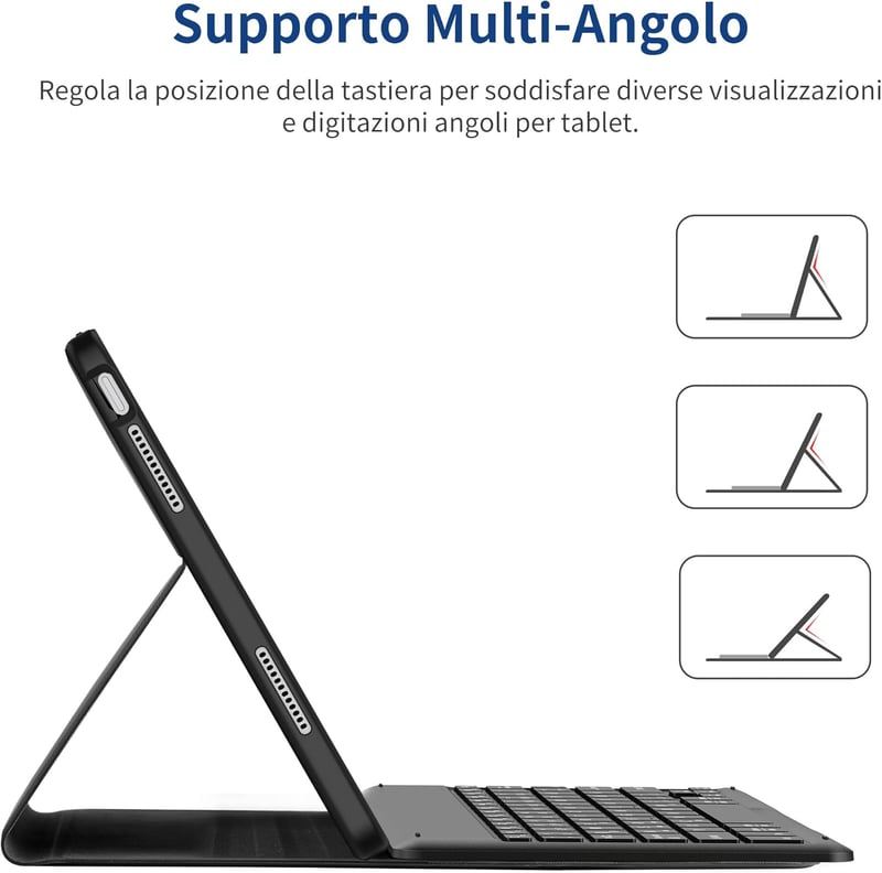 EasyAcc Lenovo Tab M11 TB330 2024 Billentyűzetes Tok Képernyővédővel