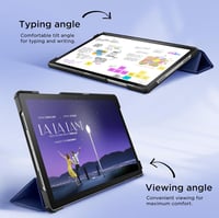 EasyAcc Samsung Galaxy Tab A11+ A9+ 11" Tok Sötétkék PU Bőr Állvánnyal - Galaxy Tab A11+ 11 Zoll, darkblue 6