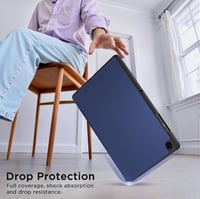 EasyAcc Samsung Galaxy Tab A11+ A9+ 11" Tok Sötétkék PU Bőr Állvánnyal - Galaxy Tab A11+ 11 Zoll, darkblue 5