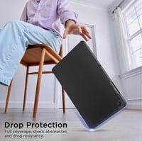 EasyAcc Samsung Galaxy Tab A11+ / A9+ 11" PU bőrtok állvánnyal - fekete 5