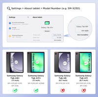 EasyAcc Samsung Galaxy Tab A11+ / A9+ 11" PU bőrtok állvánnyal - fekete 2