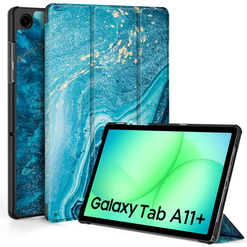 EasyAcc puzdro pre Samsung Galaxy Tab A11+ (SM-X230) 2025 / A9+ (SM-X210) 2023 11", ochranný kryt z PU kože so stojanom, funkcia automatického uspania/prebudenia