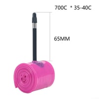 EasyByMall 700x35-40C TPU Ultralahká duša na cestný bicykel, červený ventil Presta 65 mm, 1 ks 2