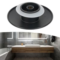 EasyByMall matná čierna umývadlová výpusť 66 mm, výsuvná (click-clack), so závitom M8, do kúpeľne alebo kuchynského drezu 4