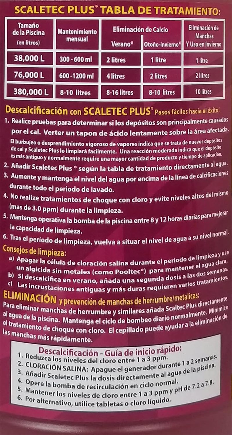 EasyCare Scaletec Plus 1,89 literes vízkőoldó és folteltávolító folyadék - hatékony tisztítószer háztartási eszközökhöz