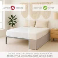 EasyCosy ATENEA ágyrácsos bettvolant 180x190/200 cm, állítható, fehér - 32 cm-es fodros ágynemű kiegészítő 5