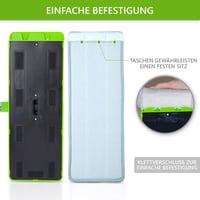 EasyGleam 2 mikroszálas mopfej csere padlótisztításhoz, mosható, minden padlótípushoz 5