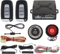 EASYGUARD Autóriasztó Rendszer Kulcs Nélküli Belépés PKE Távirányító Motor Indítás Leállítás Push Start Automatikus Zár 12V EC003N-K 1