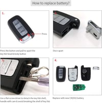 EASYGUARD Autóriasztó Rendszer Kulcs Nélküli Belépés PKE Távirányító Motor Indítás Leállítás Push Start Automatikus Zár 12V EC003N-K 8