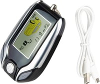 EASYGUARD EC204 Kétirányú Autóriasztó PKE Passzív Kulcs Nélküli Belépéssel, Újratölthető LCD Kijelzős Távirányítóval és Rázkódás Érzékelővel 4