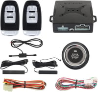 EASYGUARD PKE EC003-1 Passzív Kulcs Nélküli Autóriasztó Rendszer Nyomógombos Indítással és Távirányítóval 12V 1