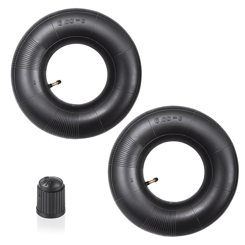Easyhomie 15x6.00-6 Duša s zahnutým ventilom TR-87, 2 ks, pre kosačky, fúriky, záhradné vozíky a motokáry