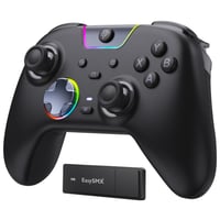 Bezdrôtový ovládač EasySMX X05 Pro pre PC, Hallov joystick, tiché tlačidlá, 2-stupňová spúšť, 1000 mAh batéria, PC/Switch/Android/iOS, čierny 1