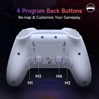 EasySMX X20 Wireless Controller PC RGB Bluetooth Joystick fehér 7