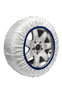 Textilné snehové reťaze Easysock CAD8014 pre auto, veľkosť M, homologizácia EN 16662-1, protišmyková pomôcka, súprava 2 ks pre 13-palcové kolesá 1
