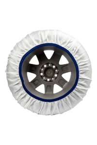 Textilné snehové reťaze Easysock CAD8014 pre auto, veľkosť M, homologizácia EN 16662-1, protišmyková pomôcka, súprava 2 ks pre 13-palcové kolesá 4