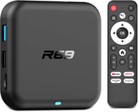 EASYTONE Android 14 Smart TV Box, négymagos WiFi6, 4K 3D, BT5.0, H.265, Ethernet 100M, Dual WiFi 2.4/5G, 2GB 16GB, USB3.0 1