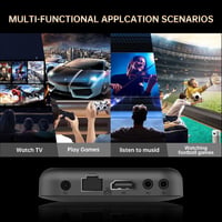 EASYTONE Android 14 Smart TV Box, négymagos WiFi6, 4K 3D, BT5.0, H.265, Ethernet 100M, Dual WiFi 2.4/5G, 2GB 16GB, USB3.0 9