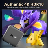 EASYTONE Android 14 Smart TV Box, négymagos WiFi6, 4K 3D, BT5.0, H.265, Ethernet 100M, Dual WiFi 2.4/5G, 2GB 16GB, USB3.0 5