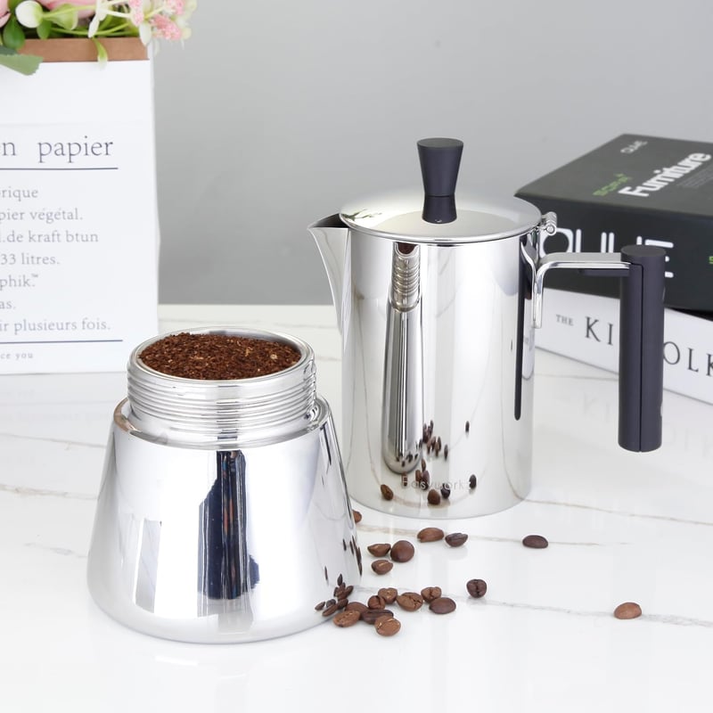 Easyworkz Kávéfilter Tölcsér Rozsdamentes Acél 4 Csészés Espresso