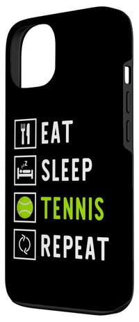 Husă iPhone 13 Eat Sleep Repeat Apparel & Co. - cu model Eat Sleep Tennis Repeat, pentru fanii tenisului 2