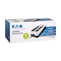 Záložný zdroj Eaton 3S 550 DIN, 550 VA, 6 zásuviek DIN, prepäťová ochrana, USB, čierno-biely 6