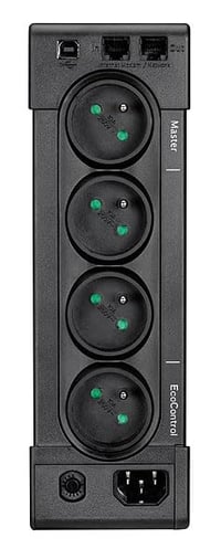 UPS Eaton Ellipse PRO 650 ELP650FR, 650VA, Line-Interactive, AVR, USB, Negru, 4 prize FR 3