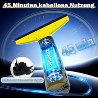 EAVE Akkumulátoros Ablaktisztító 45 Perc Üzemidő, 28 cm Szívófej és 200 ml Tartály, Zöld 3