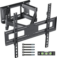 Suport TV de perete BONTEC cu mișcare completă, înclinabil, pivotant și rotativ pentru televizoare LED/LCD plate și curbate de 32-60 inchi, până la 45 kg, VESA 400x400 1