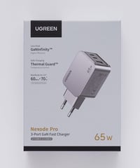 UGREEN Nexode Pro 65W GaN USB-C gyorstöltő - MacBook, iPhone 15, Galaxy S24 kompatibilis 10