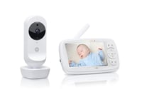 Motorola VM44 Connect WiFi Bébiőr Kamerával - 4,3" HD Kijelző, Éjjellátó, Altatódalok, Hőmérsékletfigyelés, Okostelefonos Applikáció - Fehér 9