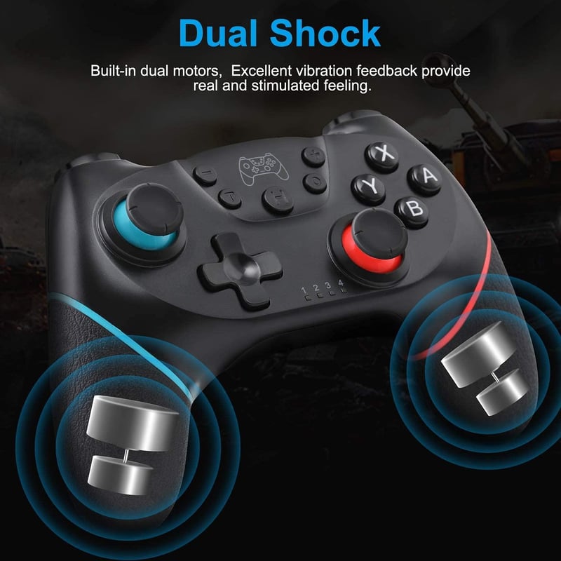 Olimoxi Switch Controller Hall-Effekt Wireless Gyro Turbo 2025
