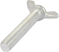 Ezüst M10x60mm szárnyas csavar, 4 db - Sourcing Map 3