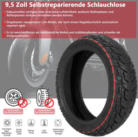 NIU KQi3/Pro/Max robogóhoz 9,5" önjavító offroad gumiabroncs 2