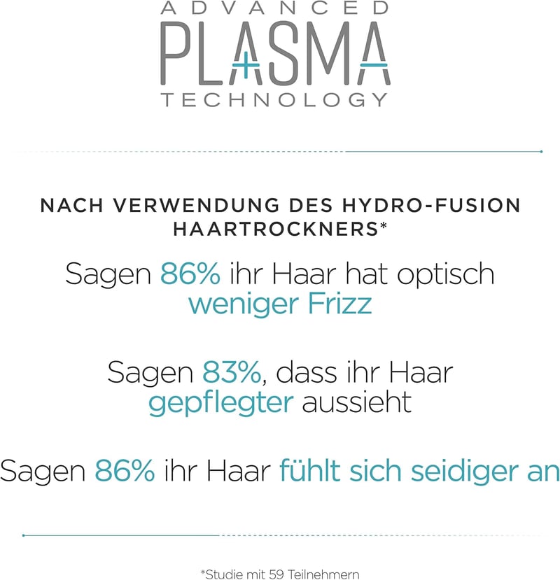 BaByliss Hydro Fusion ionos hajszárító, plazma technológiával - Kék