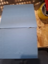 Fotobox s vekom Rössler S.O.H.O., modrý denim, 17x15x13 cm, organizér na vizitky, 1 ks, mierne poškodený obal 5