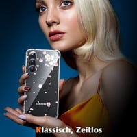 Samsung Galaxy A24 Átlátszó Rózsaszín Ütésálló TPU Szilikon Tok 6