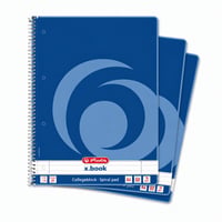 Caiet cu spirală Herlitz x.book Collegeblock A4, liniat, liniatură 27, 80 de file, set de 3 bucăți 1