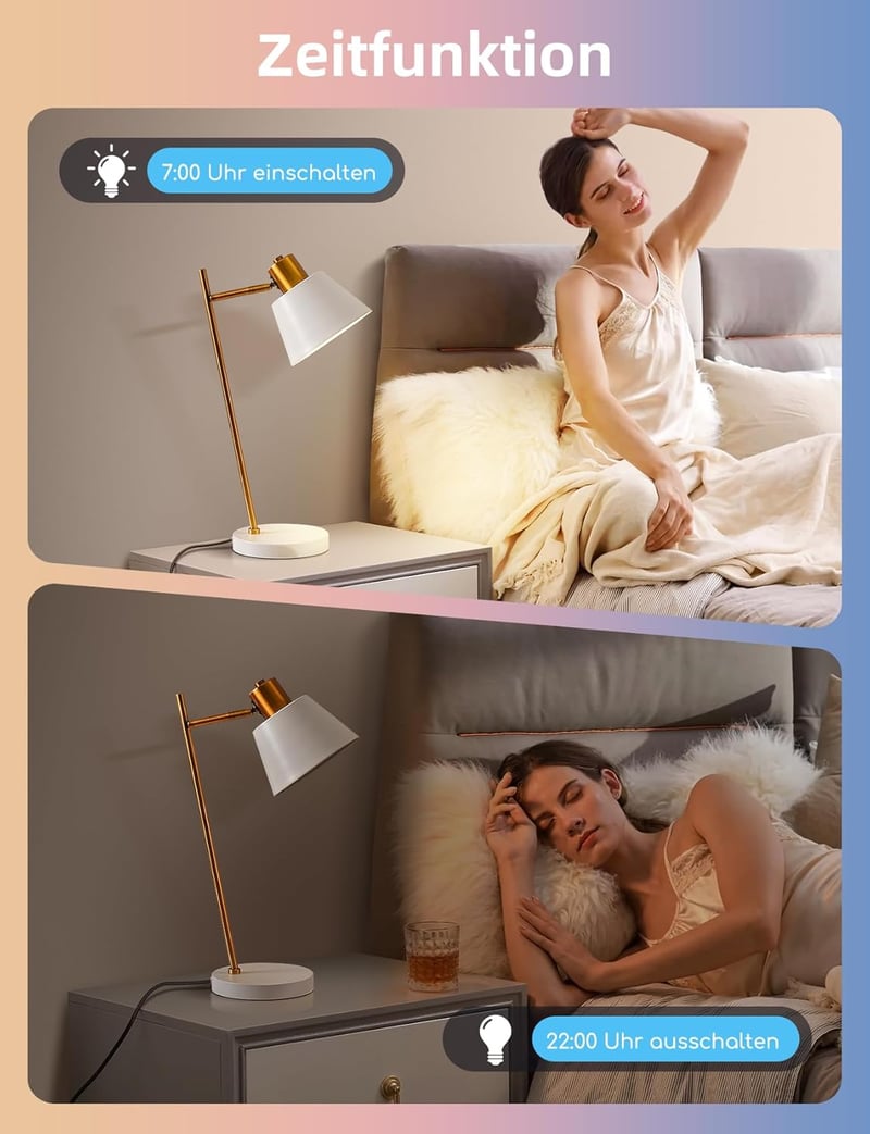 Aigostar Alexa-kompatibilis Bluetooth Mesh okosizzó, E27, RGB, 12W, 6 db + távirányító