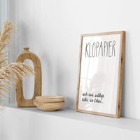 PULSE of HOME WC Papír Mintás Fürdőszobai Dekoráció, Prémium Minőségű Fali Kép, A4 Méretű Művészi Nyomat, Német Dizájn, Keret Nélkül 2
