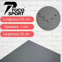 Tuco Sport 21 részes puzzle fitness szőnyeg - ütéscsillapító, csúszásmentes edzőszőnyeg edzőterembe, súlyzózáshoz 5